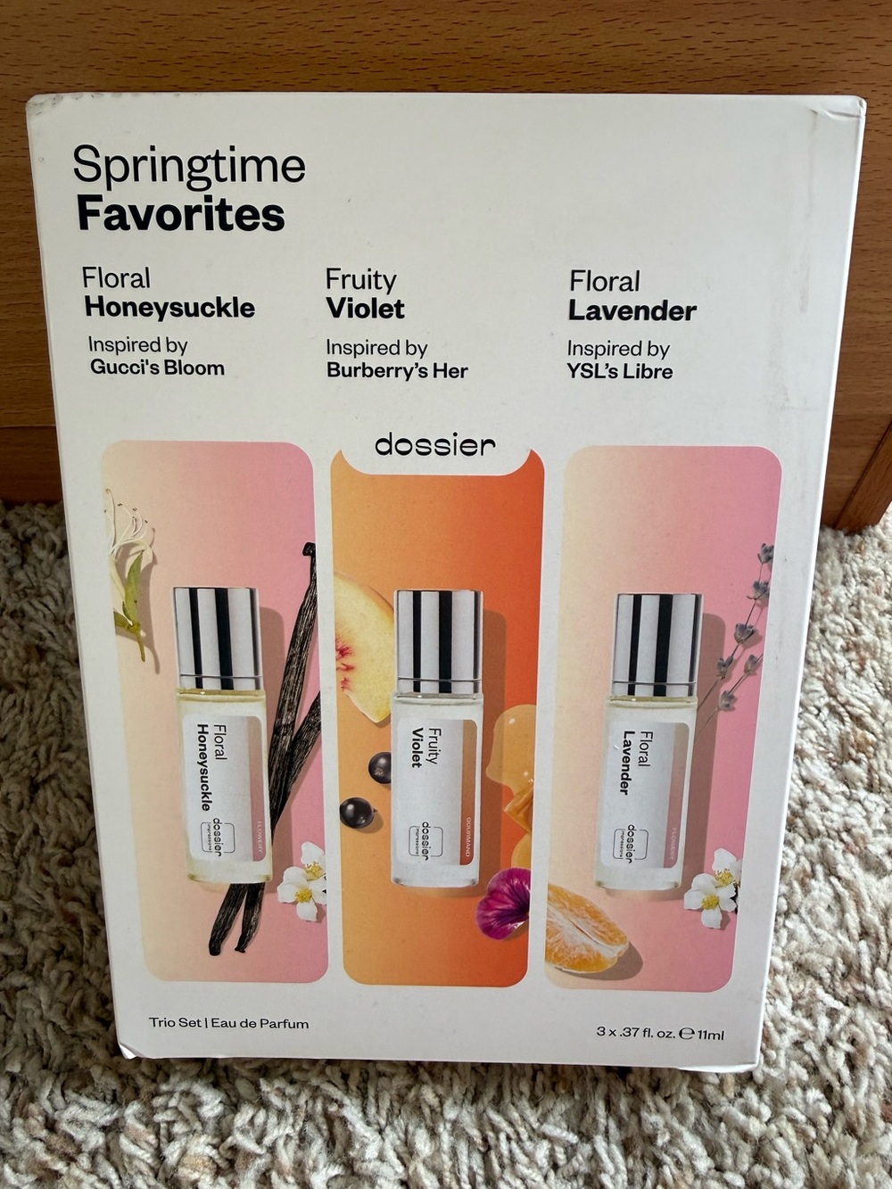 Dossier Springtime Perfume Trio Set - 3pc